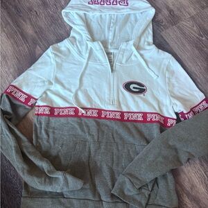 Victoria's Secret PINK University of Georgia Quarter-Zip Hoodie